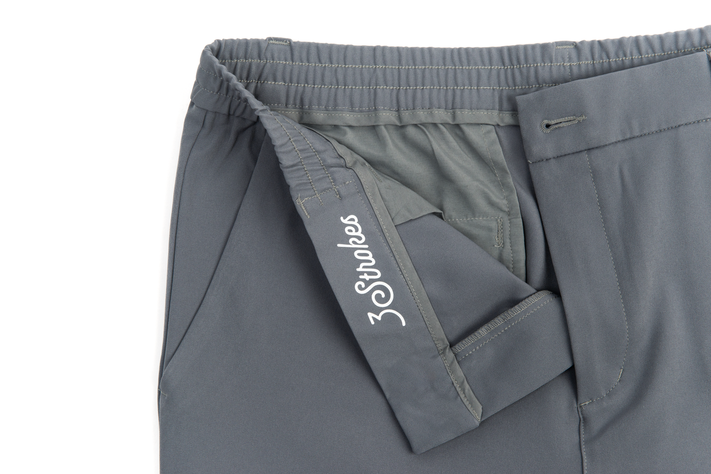 3 Strokes Ankle Zipper Pants