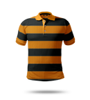 Block Stripe Polo Shirt