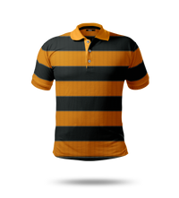 Block Stripe Polo Shirt