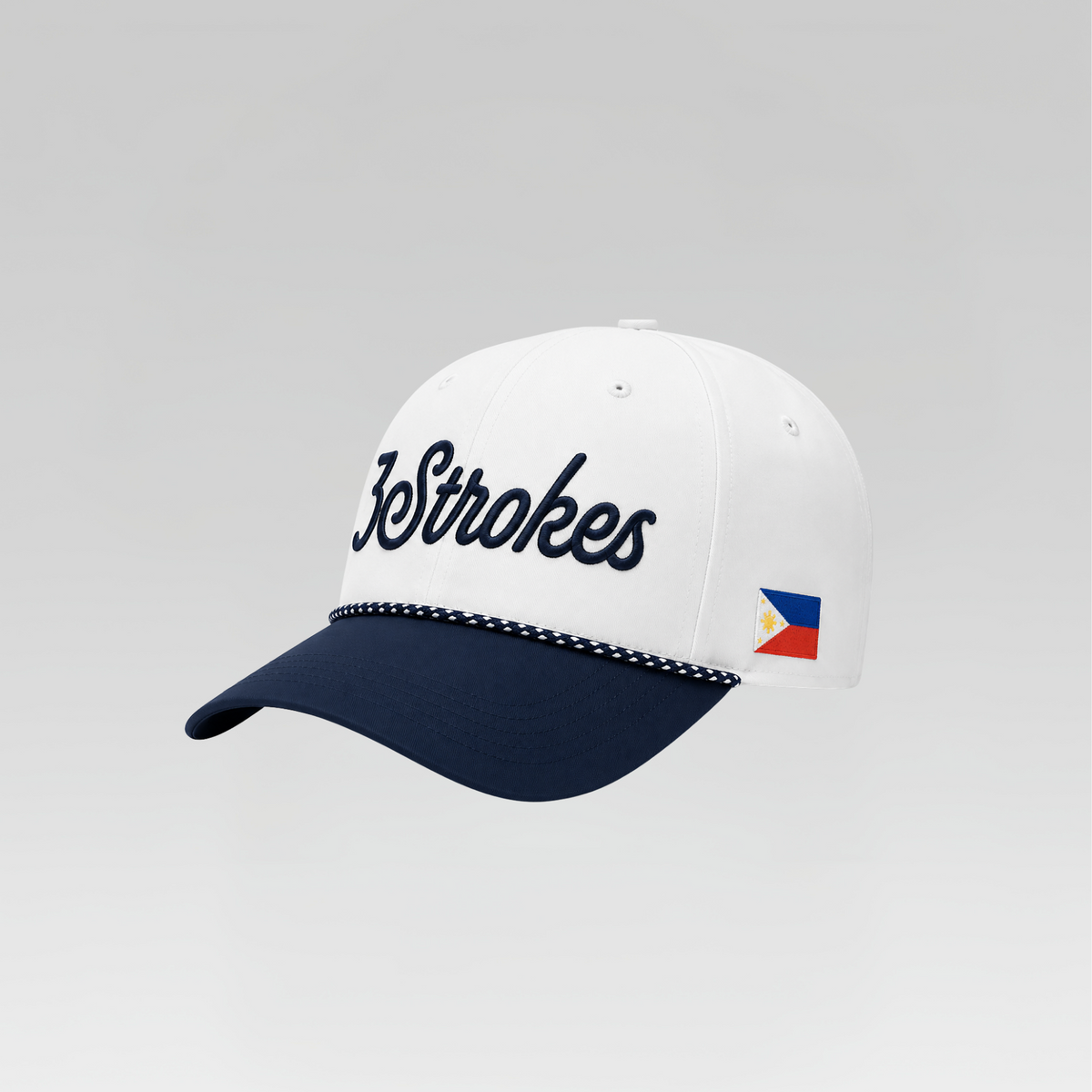 Navy Blue-White