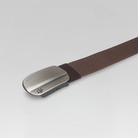 3-Strokes-Durabelt-Nylon-Webbed-Golf-Belt-Brown-High-Low-Ribs-Structure-Philippines
