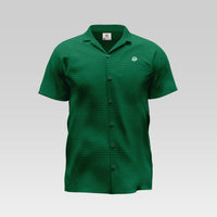 3-Strokes-Logo-Tight-Pattern-Golf-Button-Down-Green-Philippines
