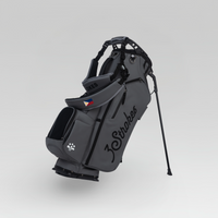 3-Strokes-Monochrome-Lightweight-Golf-Stand-Bag-Gray-Matte-Minimalist-Performance-Philippines