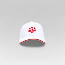 3-Strokes-Performance-Golf-Cap-White-with-Red-Logo-Contrast-Athletic-Hat-Philippines