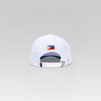 3-Strokes-Pinoy-Golf-Script-Cap-White-Crown-Blue-Brim-Signature-Logo-Side-Panel-Philippines