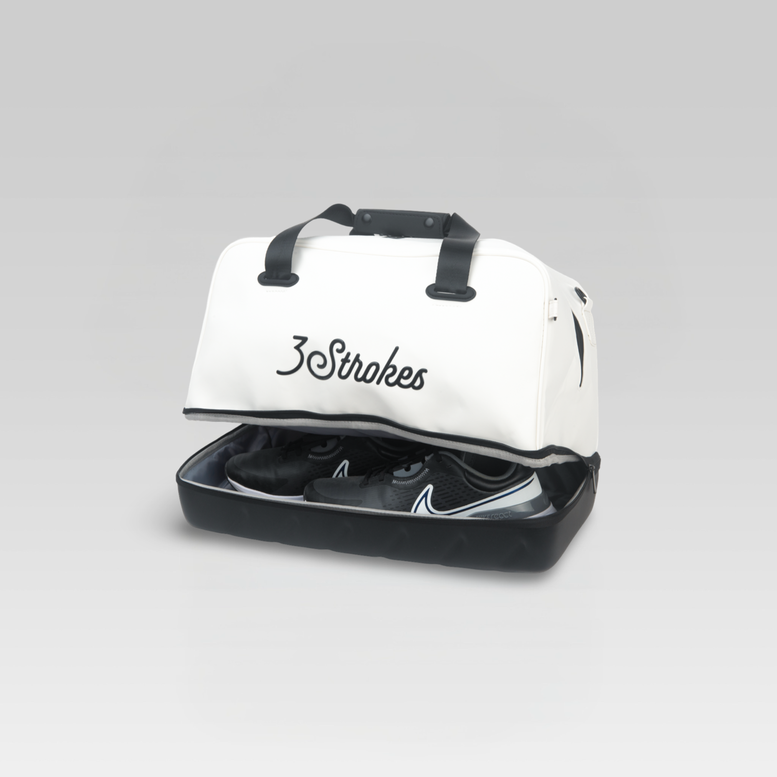 3-Strokes-Premium-Leatherette-Boston-Bag-White-Luxury-Golf-Duffel-Shoe-Compartment-Philippines