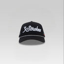 3-Strokes-Script-Logo-Golf-Cap-Black-with-White-Embroidery-Performance-Hat-Philippines