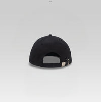 3-Strokes-Script-Logo-Golf-Cap-Black-with-White-Embroidery-Performance-Hat-Philippines