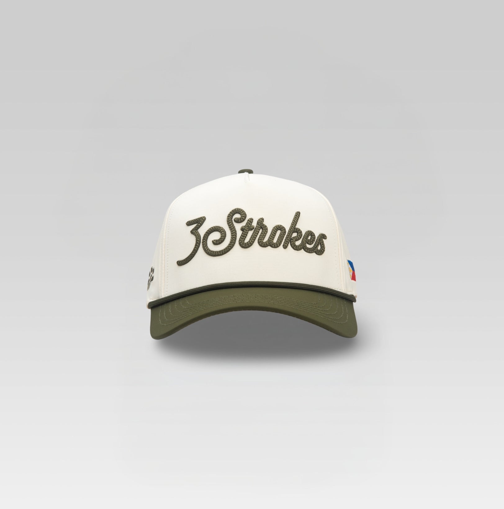 3 Strokes Script Cap