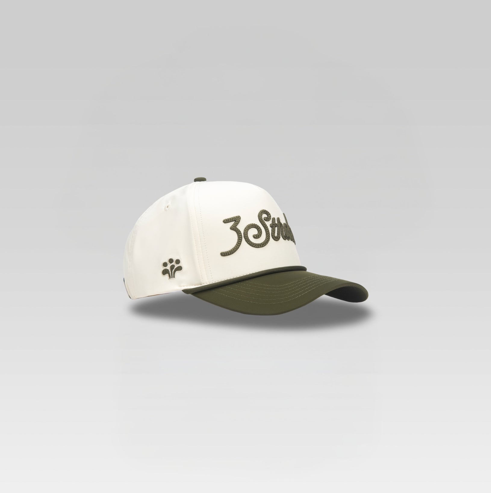 3-Strokes-Script-Logo-Golf-Cap-Olive-Green-Rugged-Lifestyle-Hat-Philippines