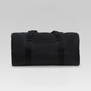 3-Strokes-Soft-Leather-Sports-Bag-Black-Pebble-Grain-Duffel-Signature-Logo-Golf-Travel-Philippines-1