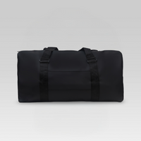 3-Strokes-Soft-Leather-Sports-Bag-Black-Pebble-Grain-Duffel-Signature-Logo-Golf-Travel-Philippines-1