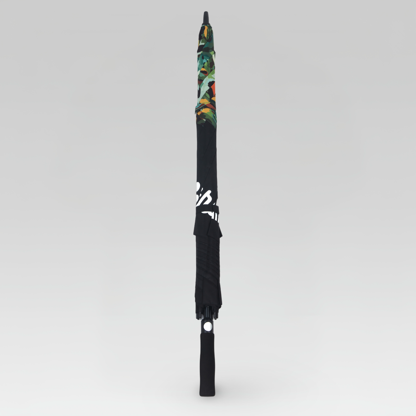 3-Strokes-Square-Tour-Umbrella-Tropical-Floral-Print-Black-Panels-Signature-Logo-Golf-Gear