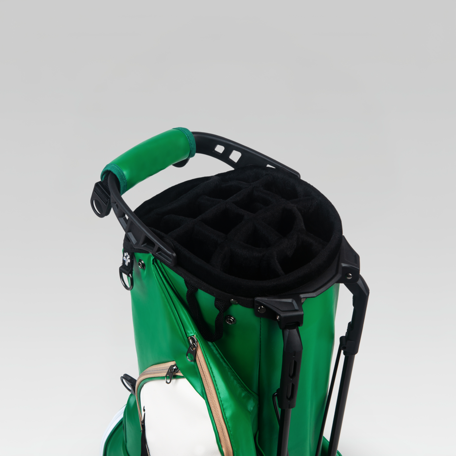 3-Strokes-Three-Tone-Lightweight-Golf-Stand-Bag-Green-White-Fresh-Performance-Philippines