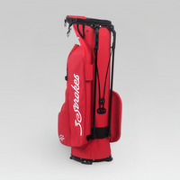 3-Strokes-Two-Tone-Lightweight-Golf-Stand-Bag-Red-White-Sporty-Performance-Philippines