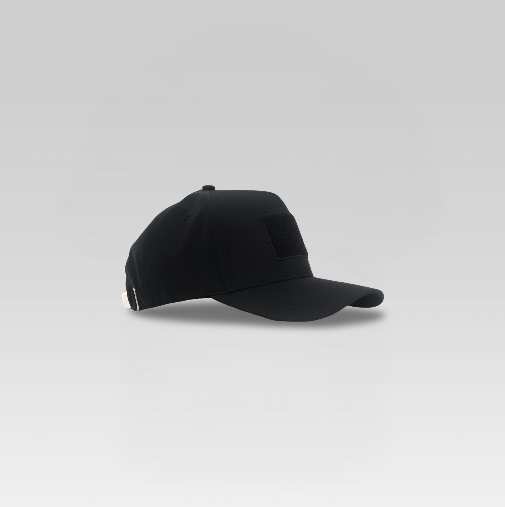 3-Strokes-Velcro-Front-Dryfit-5-Panel-Golf-Cap-Moisture-Wicking-Customizable-Patch-Hat-Philippines-Black-2