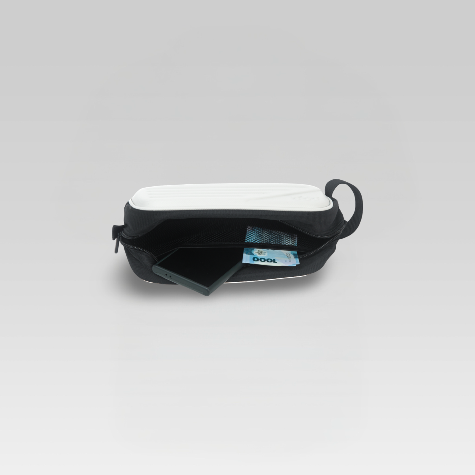 3-Strokes-Waterproof-Golf-Ball-Bag-White-Black-Two-Tone-Contrast-Pouch-Philippines
