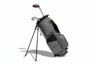 3 Strokes Leather Golf Stand Bag