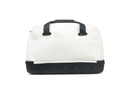 3 Strokes Leatherette Boston Bag