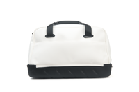 3 Strokes Leatherette Boston Bag