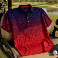 Speckled Gradient Performance Polo Shirt