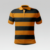 Block Stripe Polo Shirt