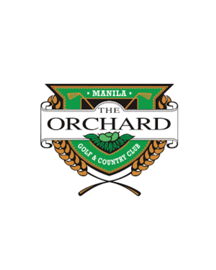 Logo of The Orchard Golf & Country Club on a white background