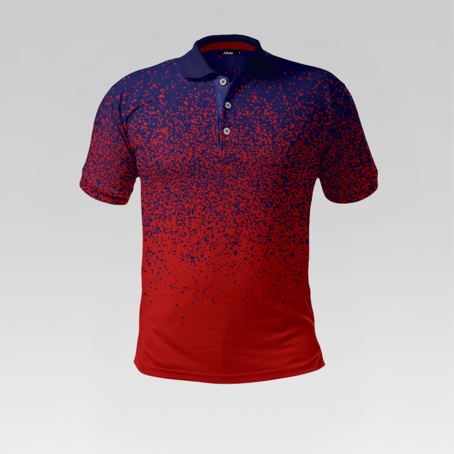 Speckled Gradient Performance Polo Shirt