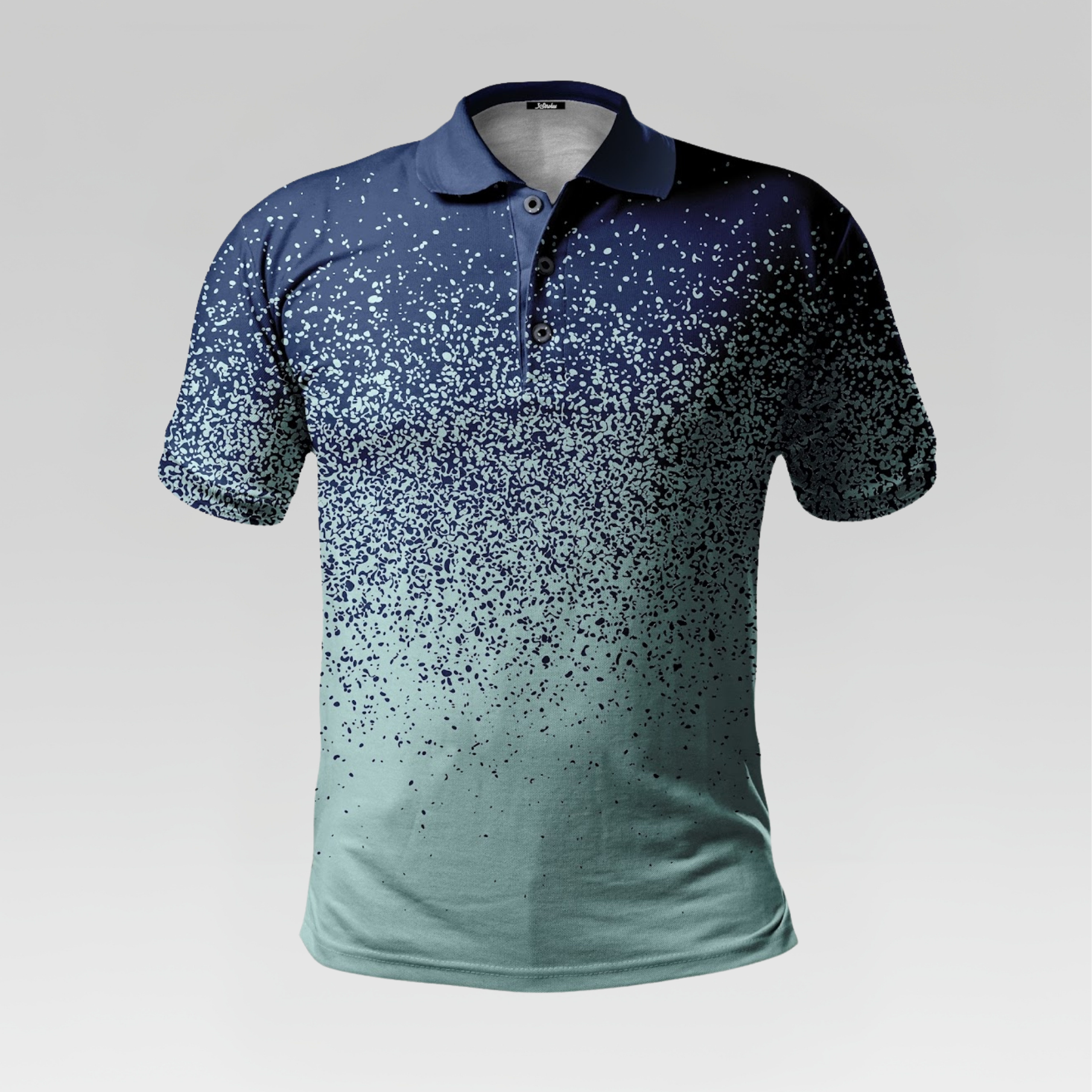 Speckled Gradient Performance Polo Shirt