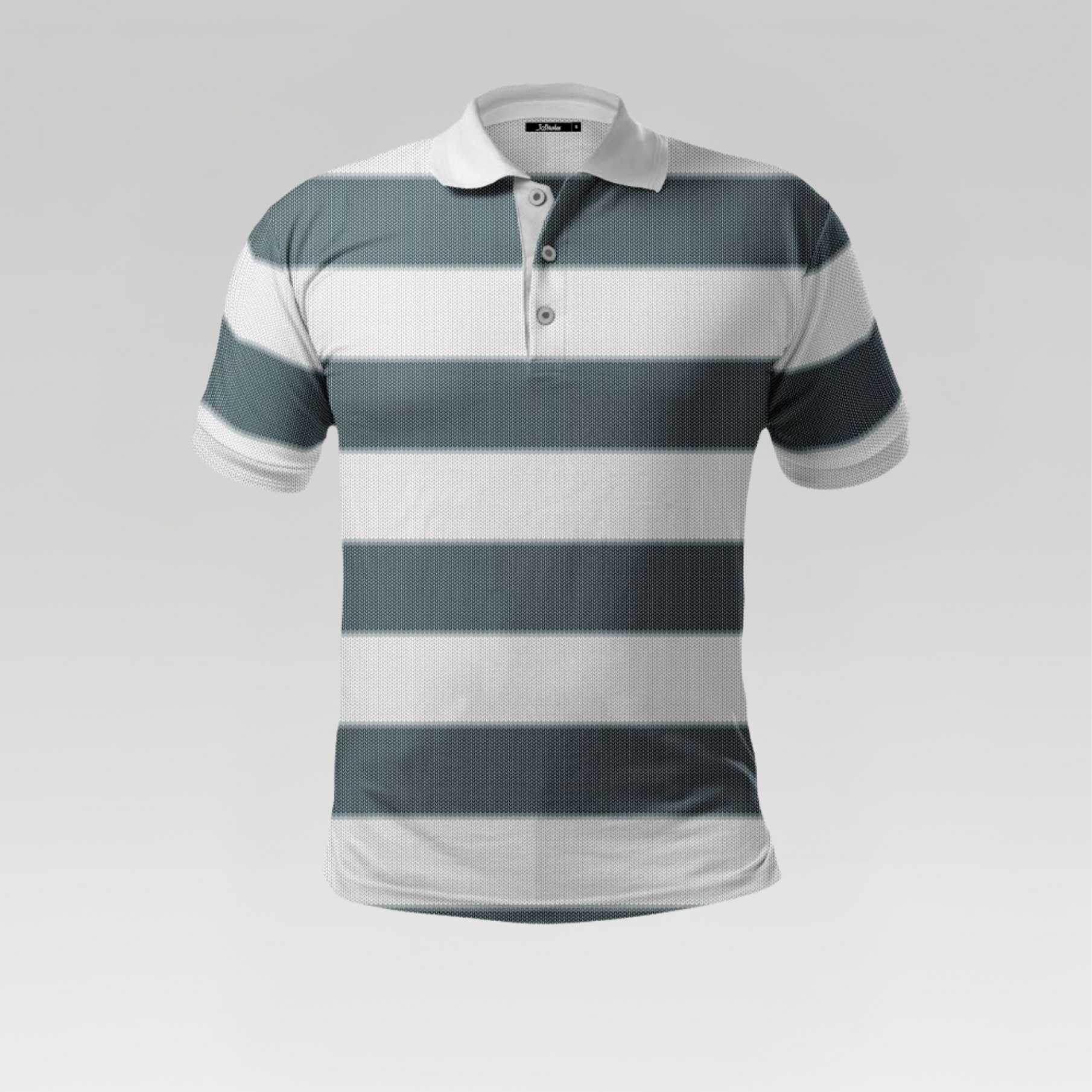 Woven Vertical Awning Performance Polo Shirt