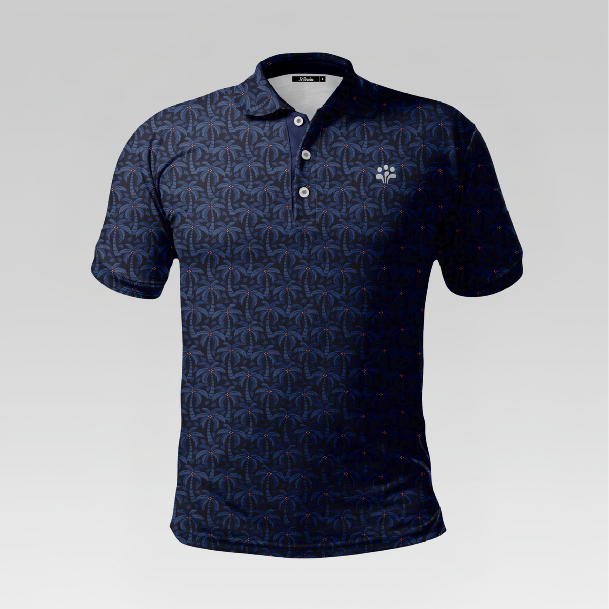 Midnight Palm Pro Polo Shirt
