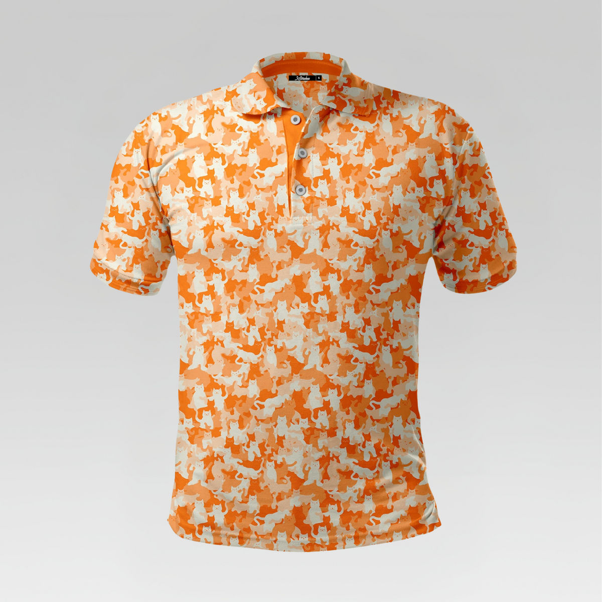 Orange Cat Pro Polo Shirt