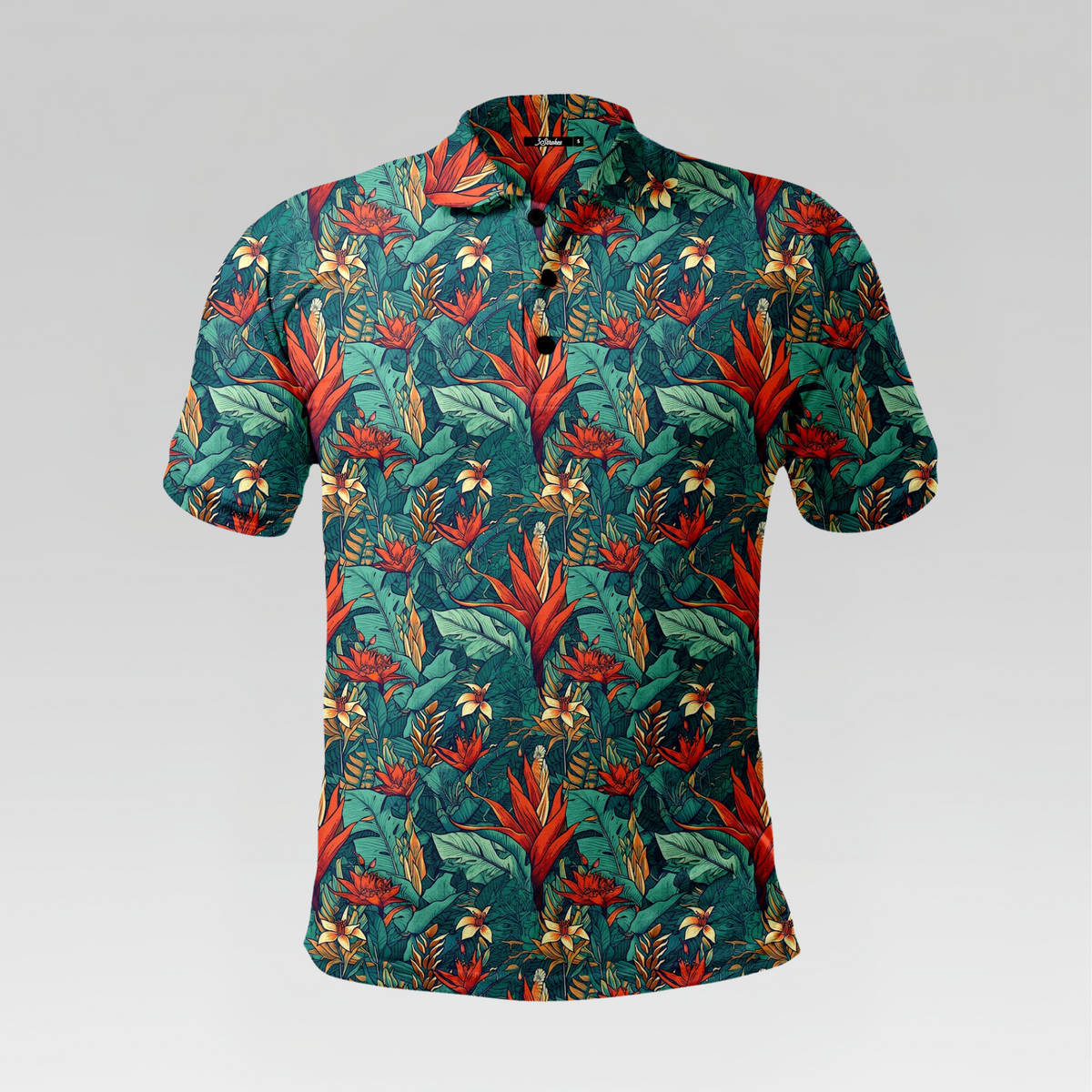 Tropic Bloom Pro Polo Shirt